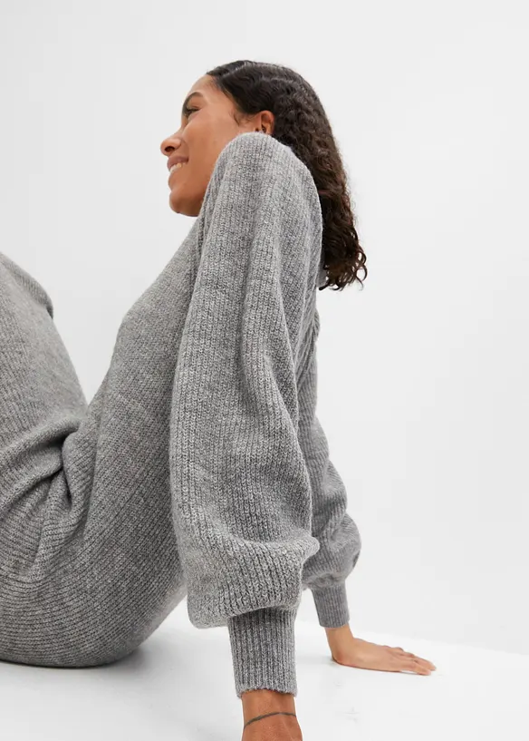Gebreide midi jurk, bonprix