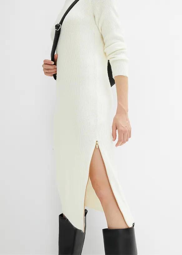 Gebreide jurk met ritssluiting, RAINBOW