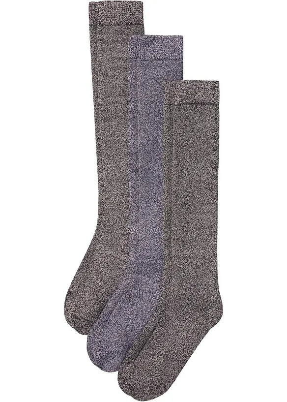 Thermo kniekousen met zacht frotté binnenin (3 paar), bonprix