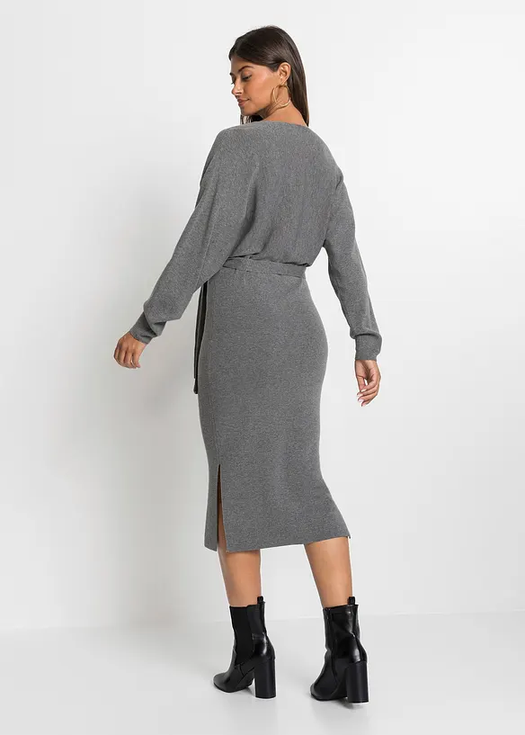 Gebreide jurk van soepele viscose, bonprix