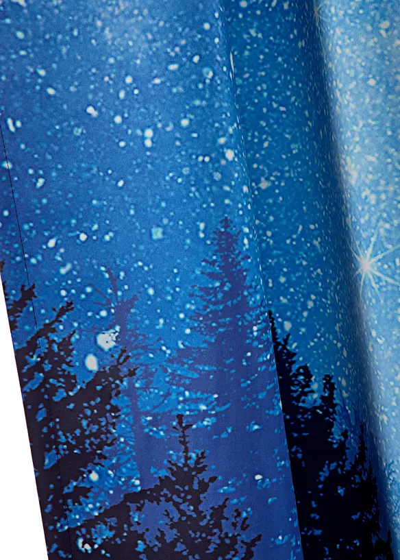 Verduisterend gordijn met sterrenhemel (set van 2), bonprix