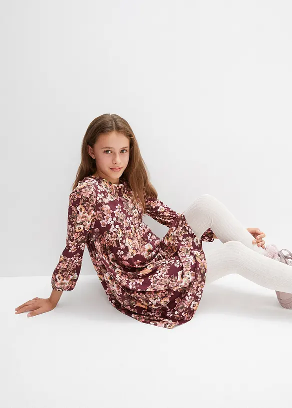 Jersey jurk van katoen (set van 2), bonprix