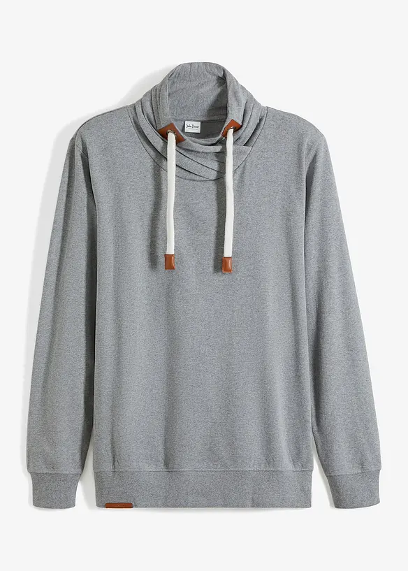 Sweater met sjaalkraag, bonprix