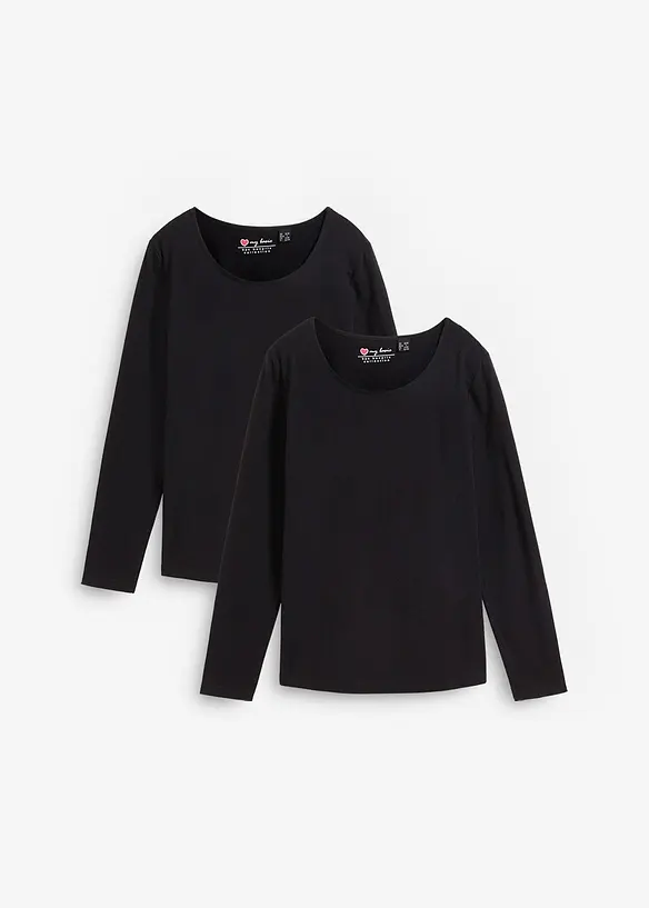 Longsleeve (set van 2), bonprix