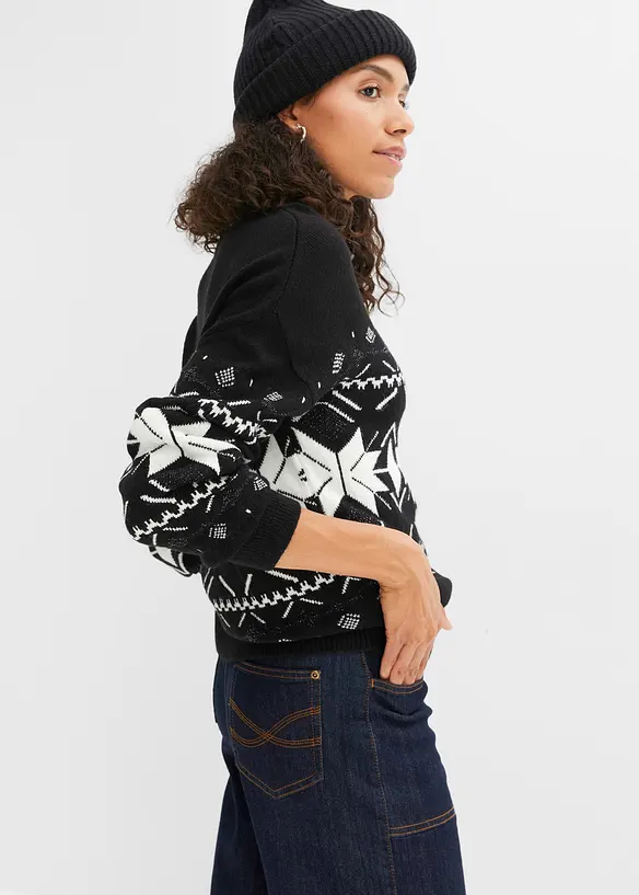 Noorse trui met glitter, BODYFLIRT boutique