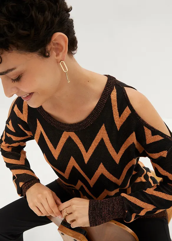 Lange trui met cut-outs, bpc selection