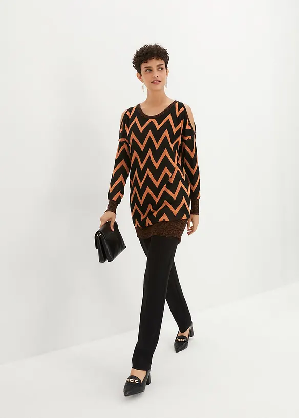 Lange trui met cut-outs, bpc selection