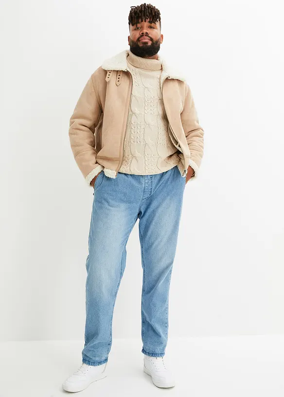 Regular fit thermo instapjeans, straight, bonprix