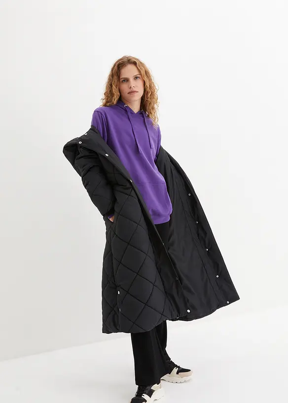 Basic hoodie van zacht frotté, bonprix