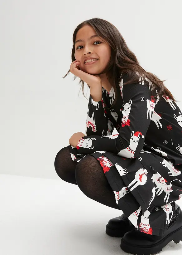 Jersey jurk van biologisch katoen, bonprix