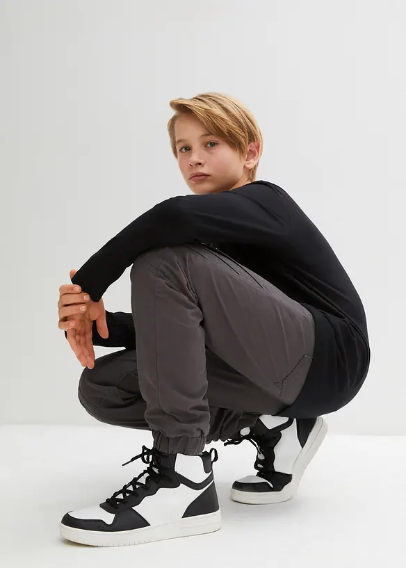 Thermo instapjeans met jersey voering, regular fit, bonprix