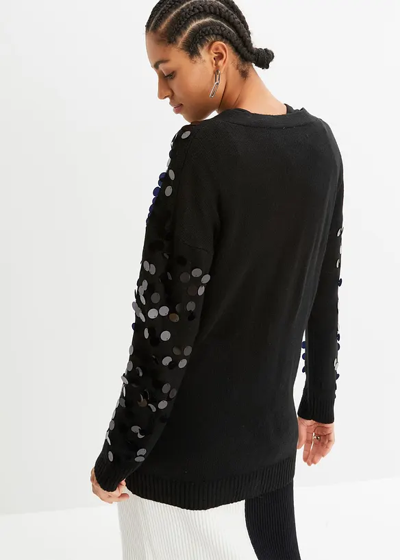 Vest met pailletten, BODYFLIRT boutique