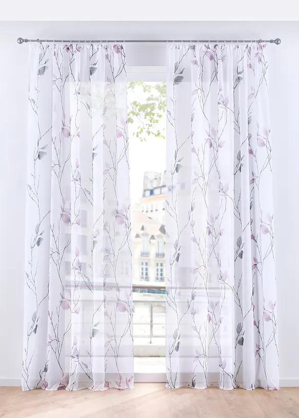 Gordijn met gerecycled polyester (1 stuk), bonprix