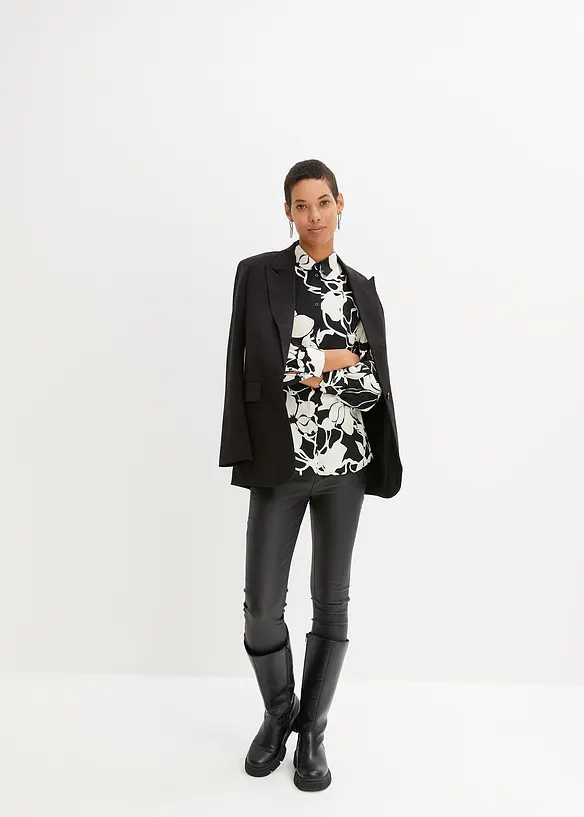 Gedessineerde overhemdblouse, bpc selection