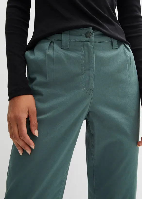 Chino broek met katoen, enkellang, bonprix
