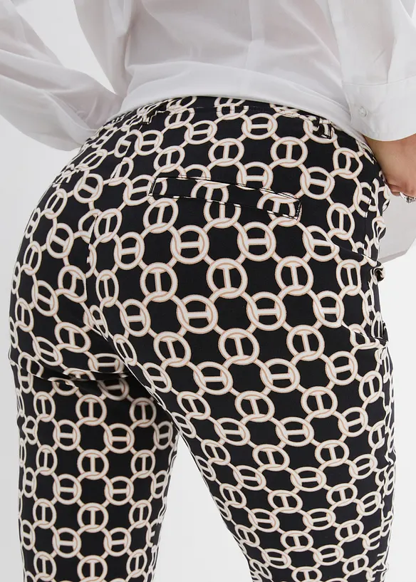 Bengaline stretch broek, bonprix