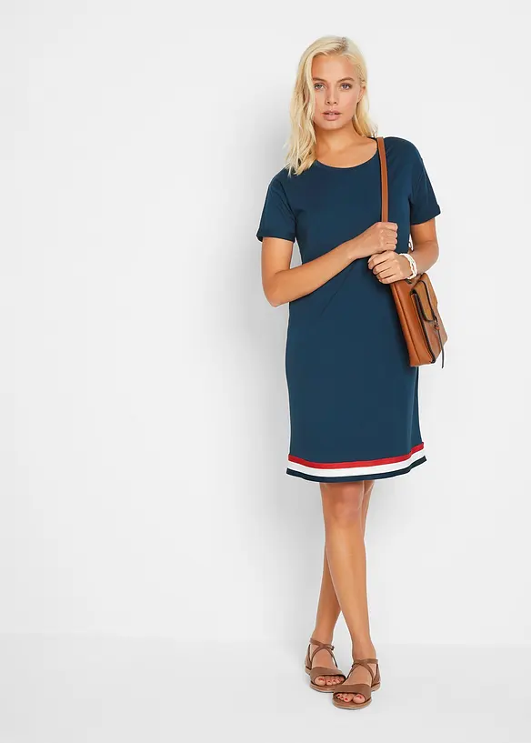 Jersey jurk in een zachte viscosemix, bonprix
