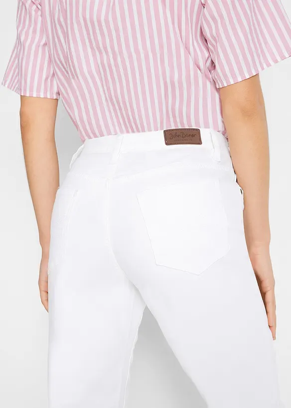 Mom jeans mid waist, long, bonprix