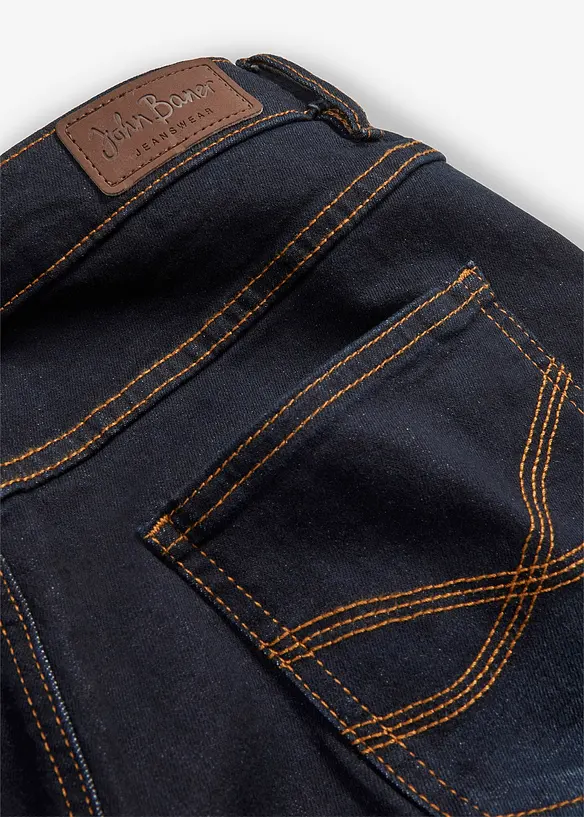 Boorcut jeans met corrigerend effect, mid waist, bonprix