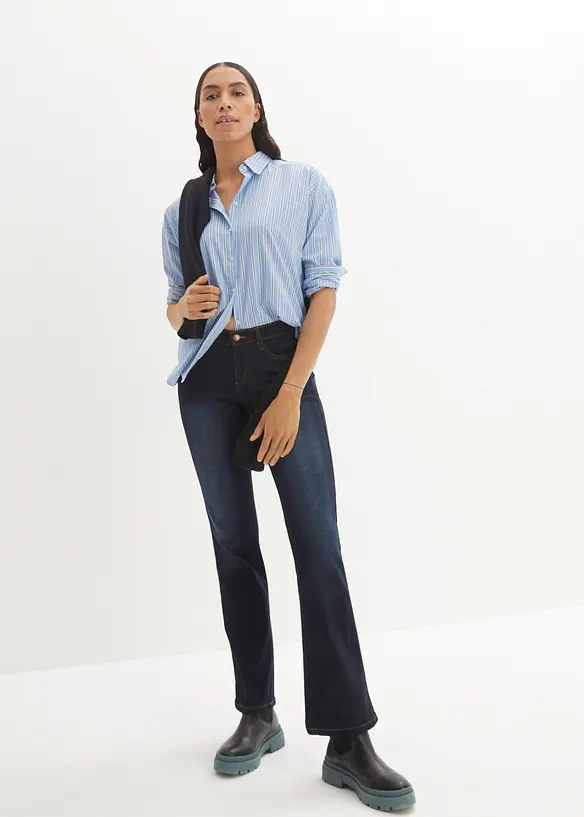 Boorcut jeans met corrigerend effect, mid waist, bonprix