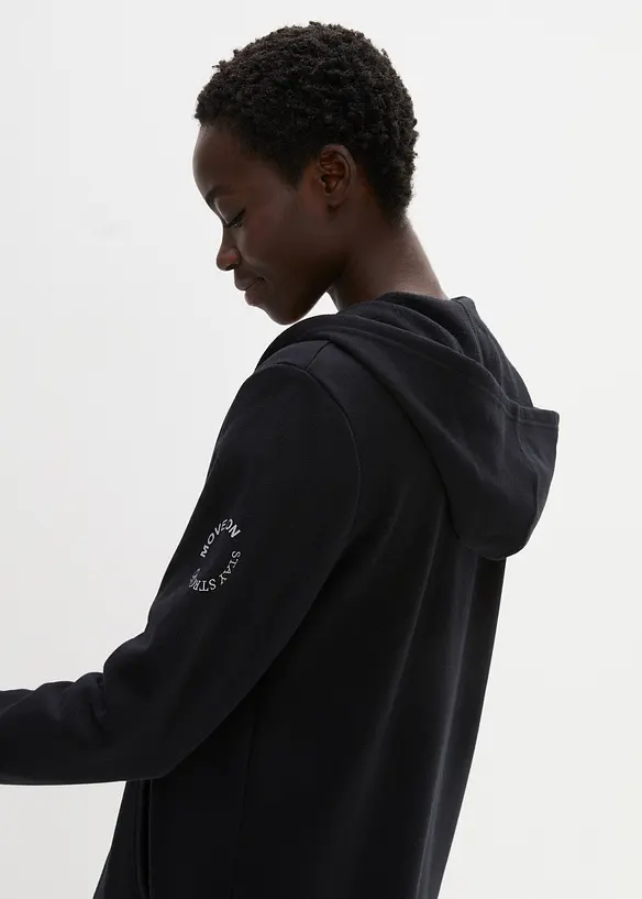 Lang sweatvest, bonprix