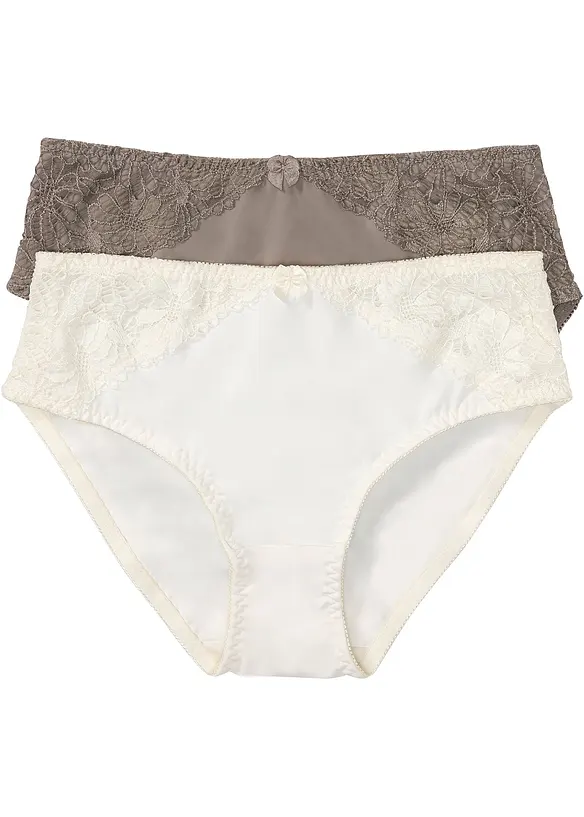 Maxislip met kant (set van 2), bonprix