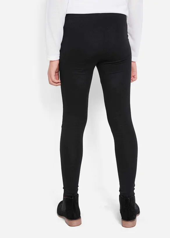 Meisjes legging van elastische mix met biologisch katoen, bonprix
