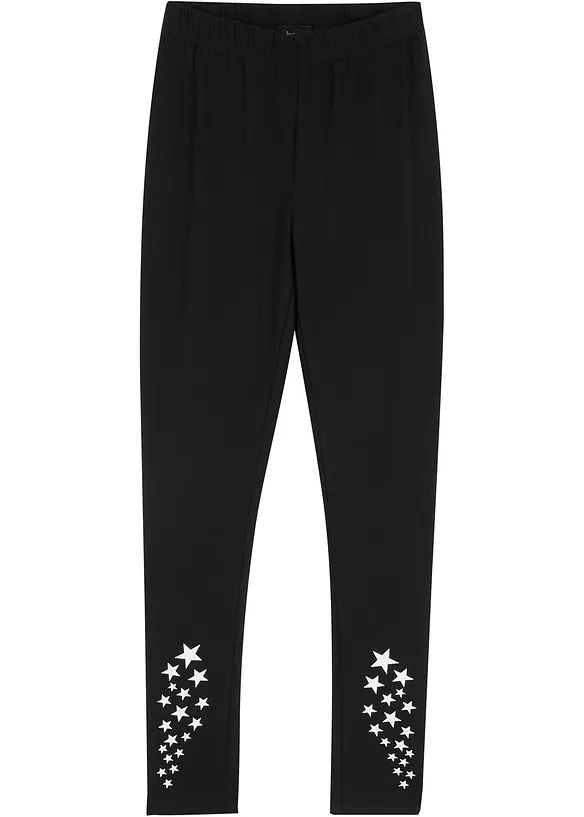 Meisjes legging van elastische mix met biologisch katoen, bonprix
