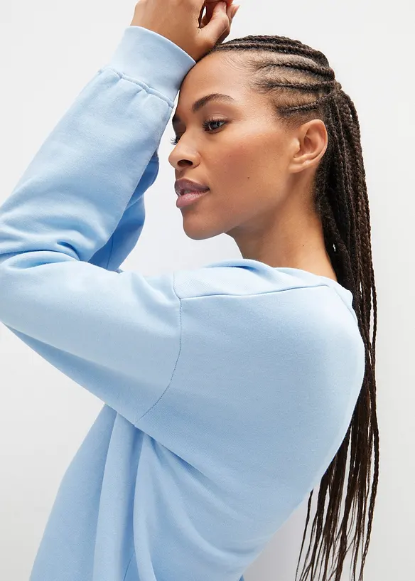 Oversized sweater van katoen, bonprix