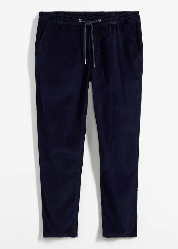 Regular fit corduroy instapbroek, cropped, straight, bonprix
