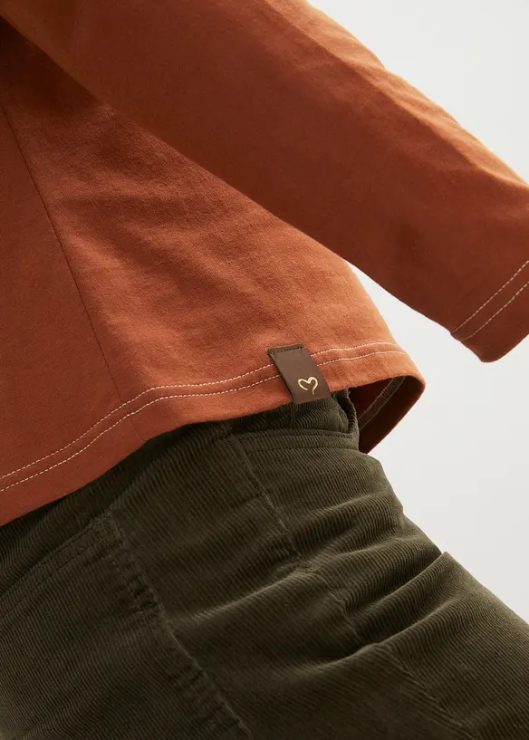 Longsleeve met sierknopen, bonprix