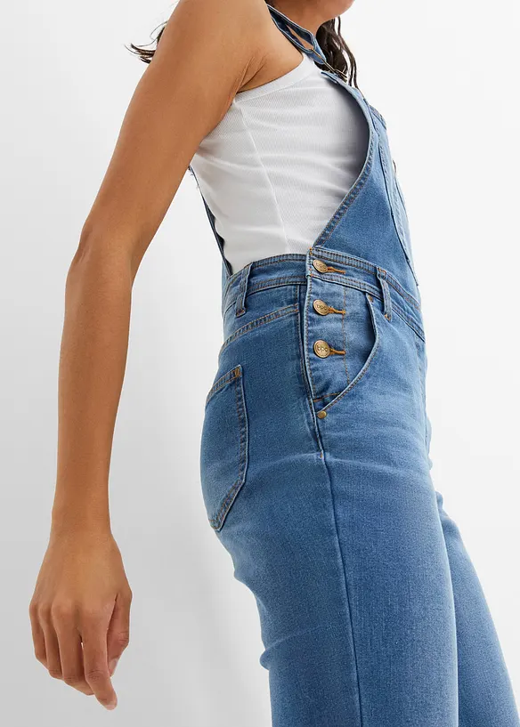 Denim tuinbroek, comfortabel model, bonprix