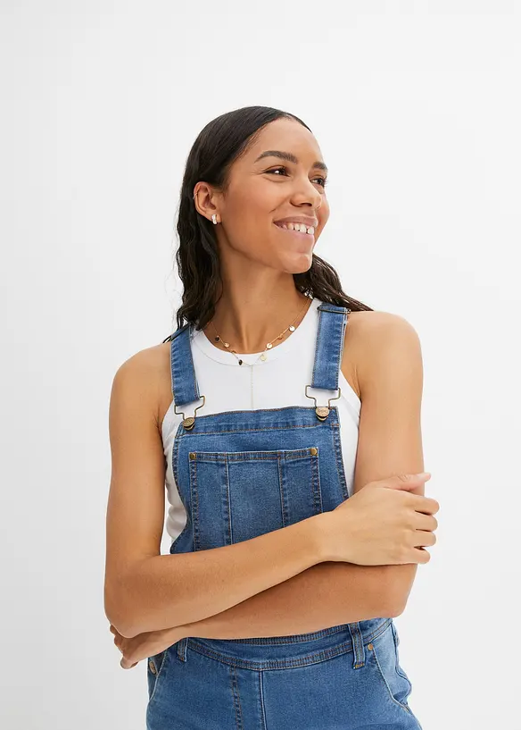 Denim tuinbroek, comfortabel model, bonprix