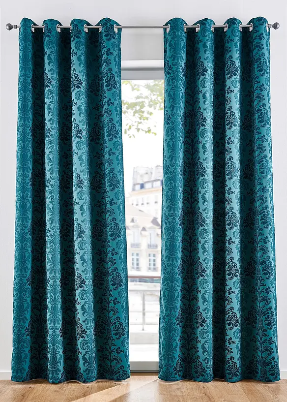 Verduisterend gordijn van jacquard (1 stuk), bonprix