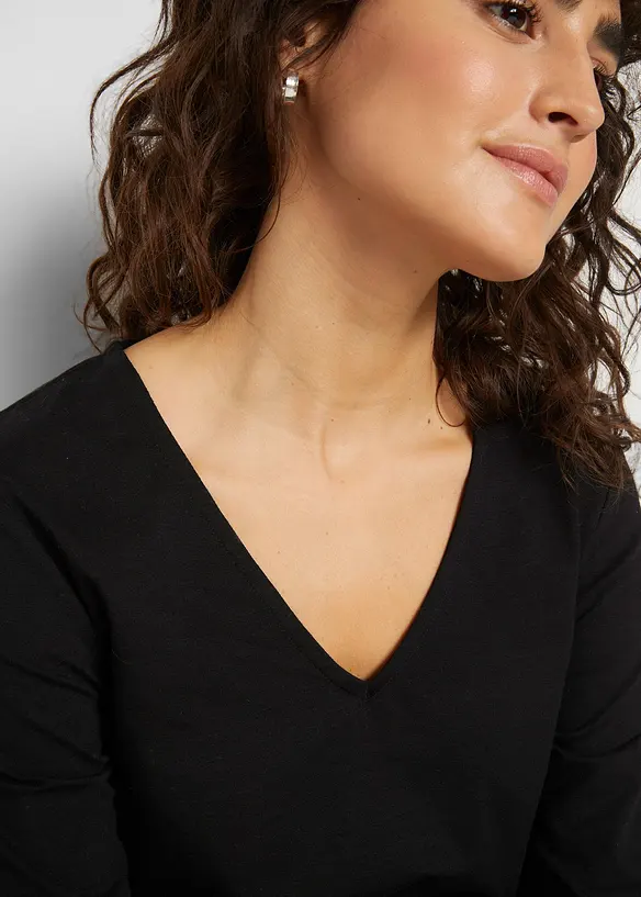 Longsleeve met biologisch katoen, bonprix