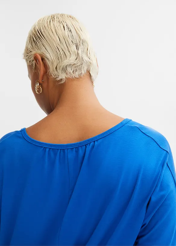Oversized shirt in een viscosemix, bonprix