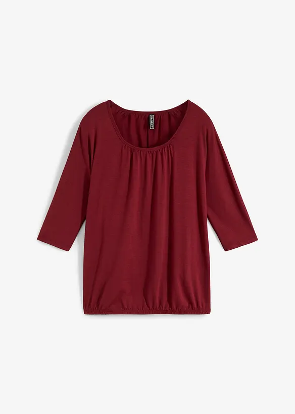 Oversized shirt in een viscosemix, bonprix