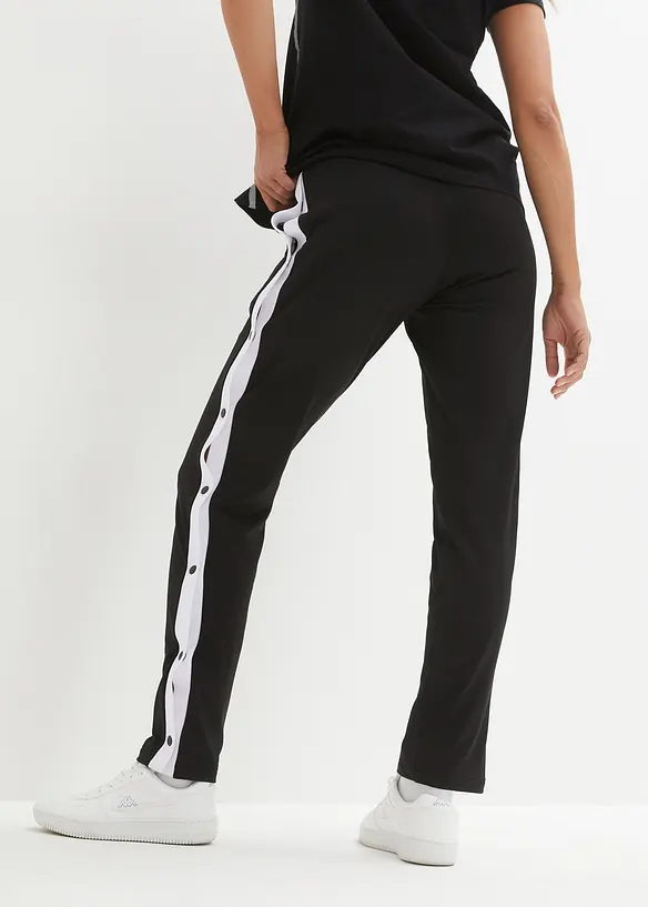 Sneldrogende joggingbroek met drukknopen, bonprix