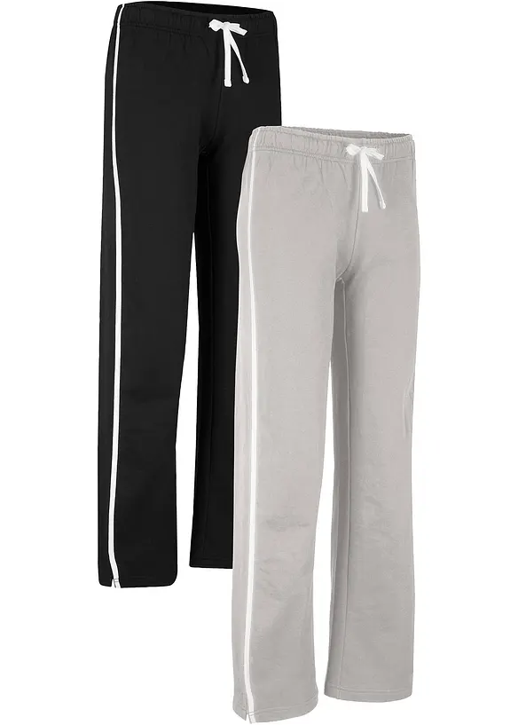 Joggingbroek van zwaar katoen (set van 2), bonprix
