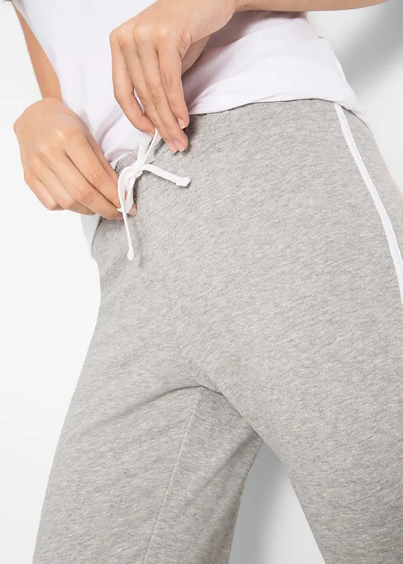 Joggingbroek van zwaar katoen (set van 2), bonprix