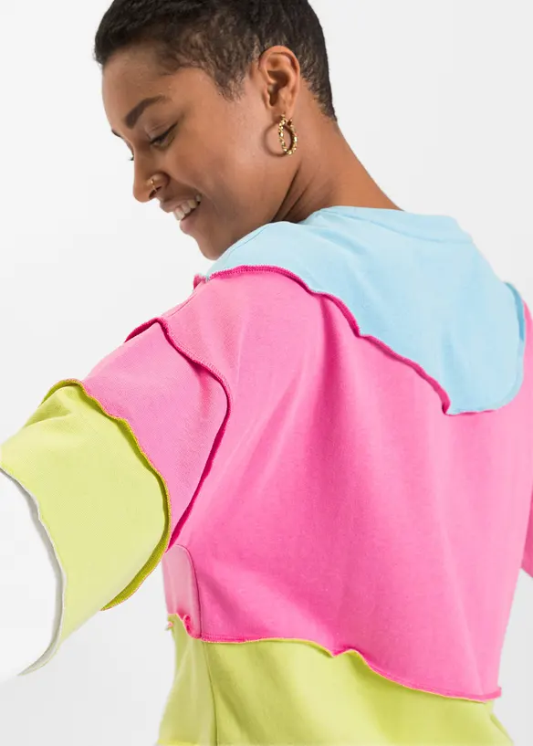 Sweater in een zachte katoenmix, bonprix