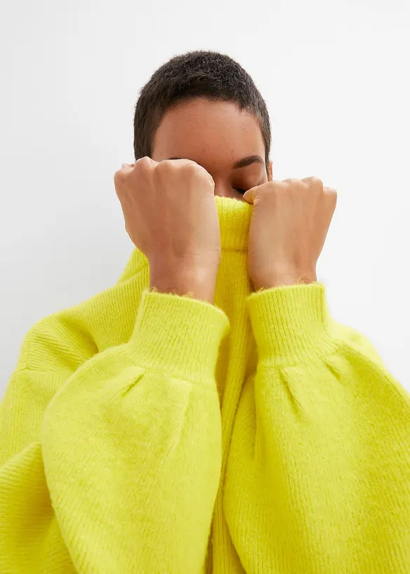 Trui met ballonmouwen, bonprix