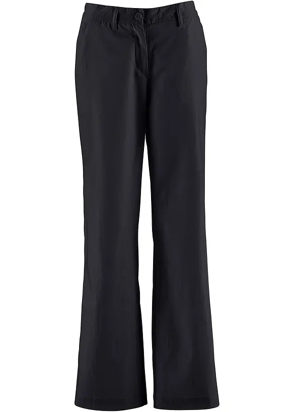 Geweven broek van linnen-katoenmix, bonprix