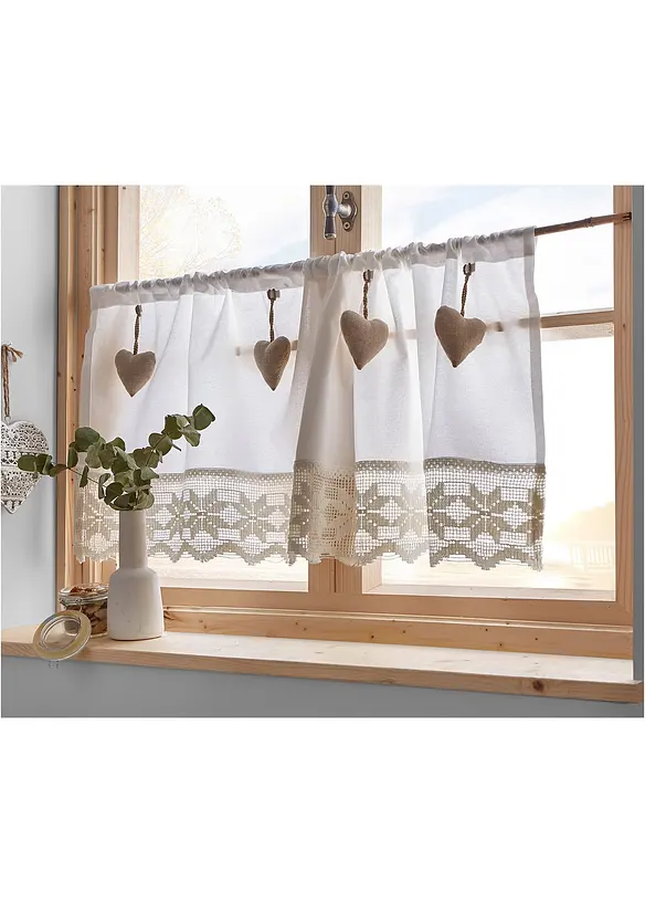 Valletje van biologisch katoen met harten, bonprix