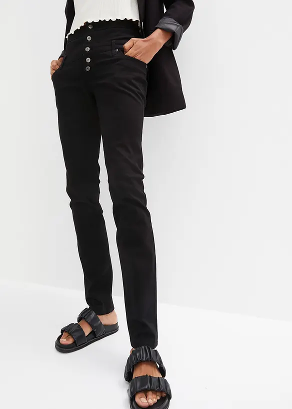 Stretch twill broek, bonprix