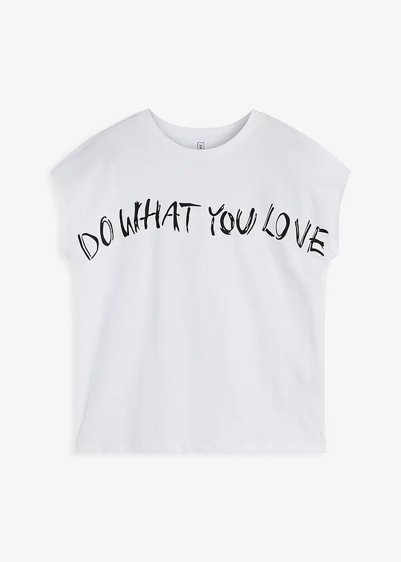 Oversized shirt van puur katoen, bonprix