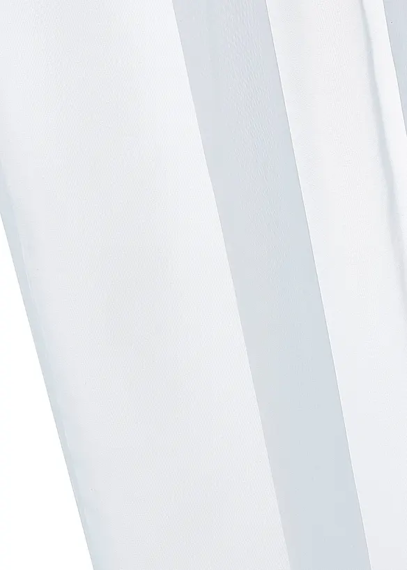 Transparante gordijnen (2 stuks) effen, bonprix