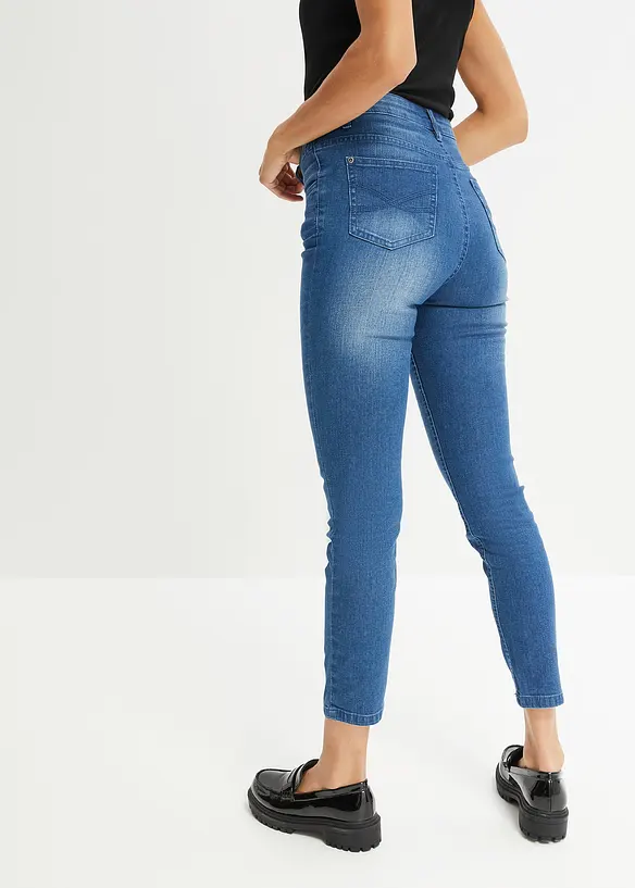 Skinny jeans, high waist, cropped, bonprix