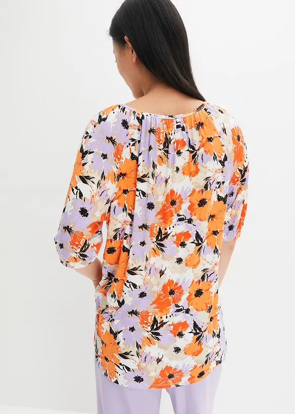 T-shirt in een viscosemix, bonprix