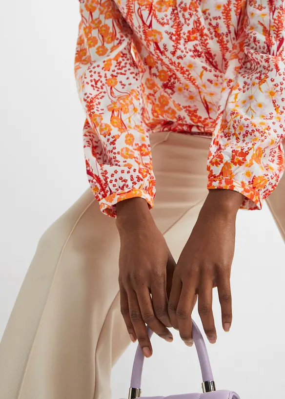 Blouse met bloemenprint, bonprix